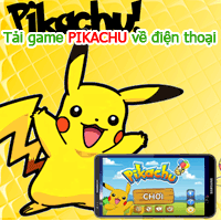 Tải Pikachu về điện thoại Java, Android